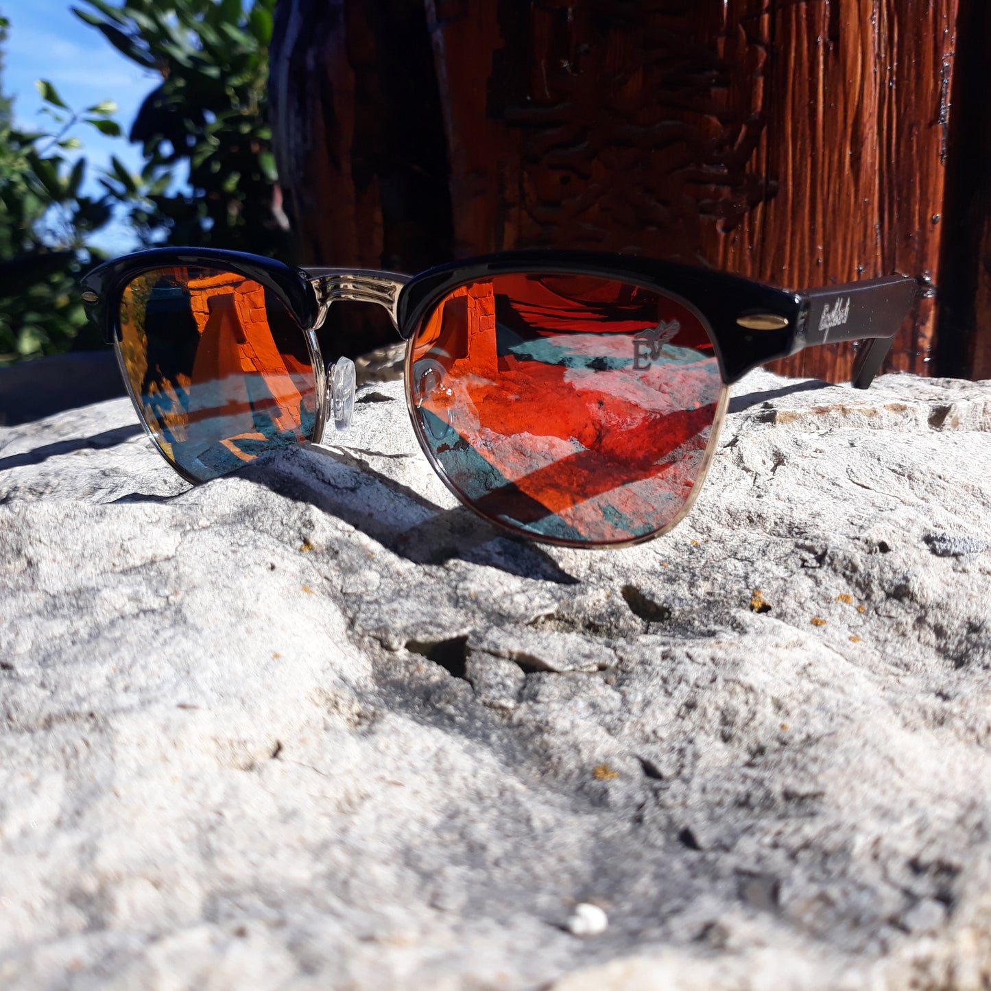 polarized lenses American designers wooden frames